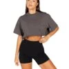 Elite Eleven Women's Classic Cropped Tee - Slate -Elite Eleven ECOMNOV54558