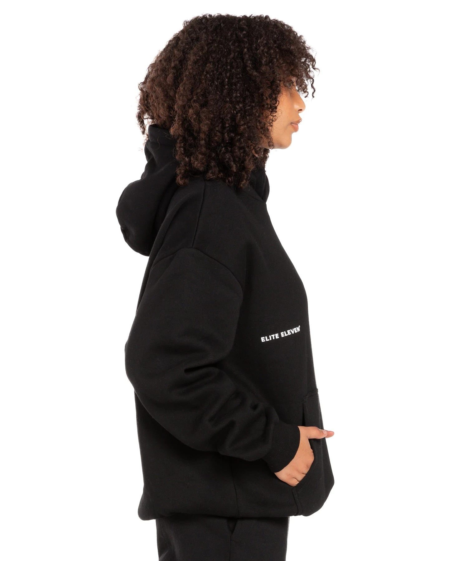 Elite Eleven Offset Hoodie - Black 8 Elite Eleven Offset Hoodie - Black - Image 6