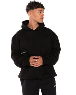 Elite Eleven Offset Hoodie - Black 11 Elite Eleven Offset Hoodie - Black -Elite Eleven EEAUG2333142