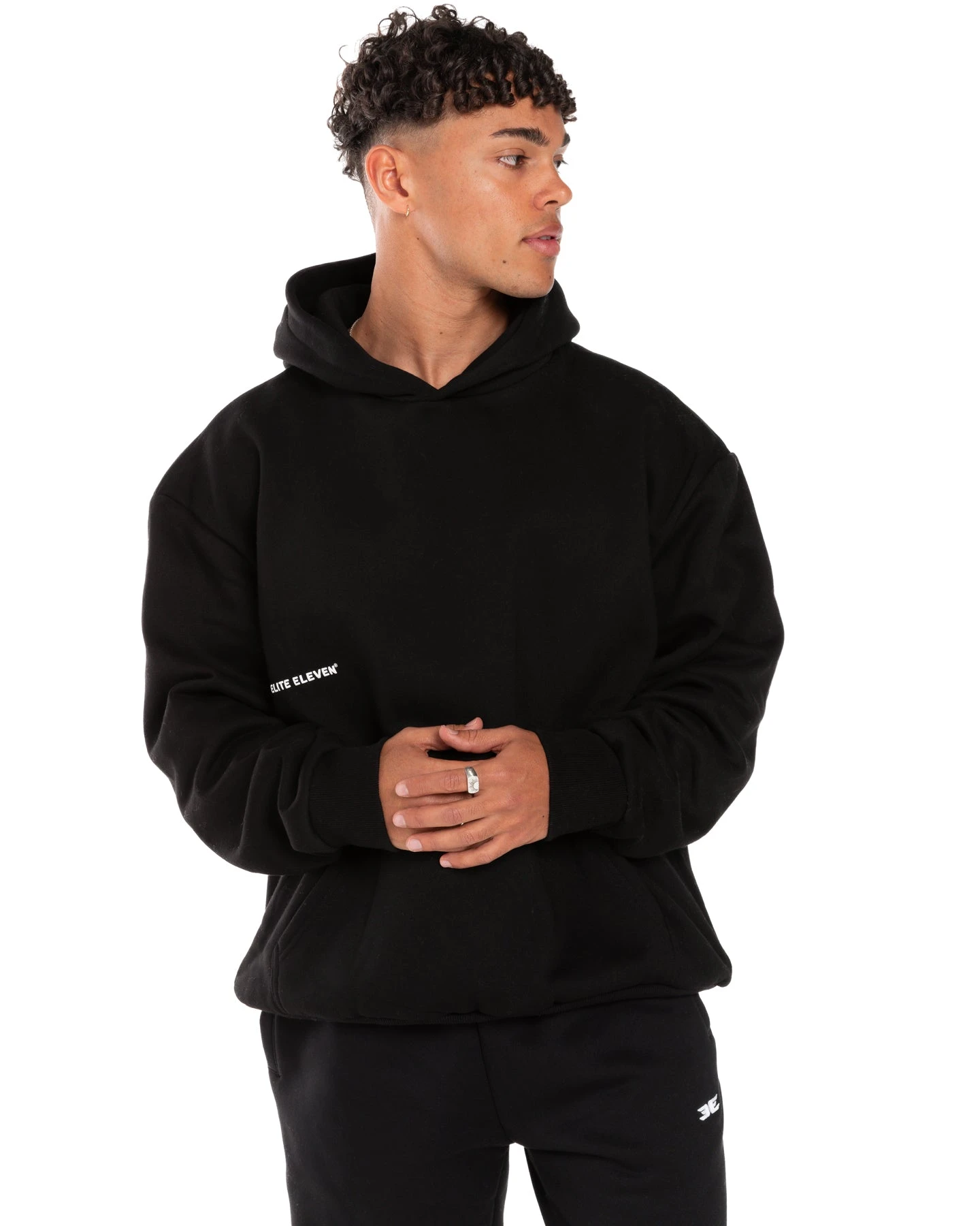 Elite Eleven Offset Hoodie - Black 5 Elite Eleven Offset Hoodie - Black - Image 3