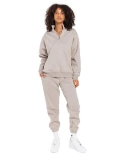 Elite Eleven Classic 1/4 Zip - Taupe -Elite Eleven EEAUG2333909