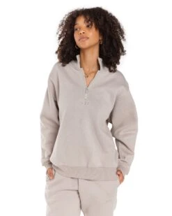 Elite Eleven Classic 1/4 Zip - Taupe -Elite Eleven EEAUG2333932