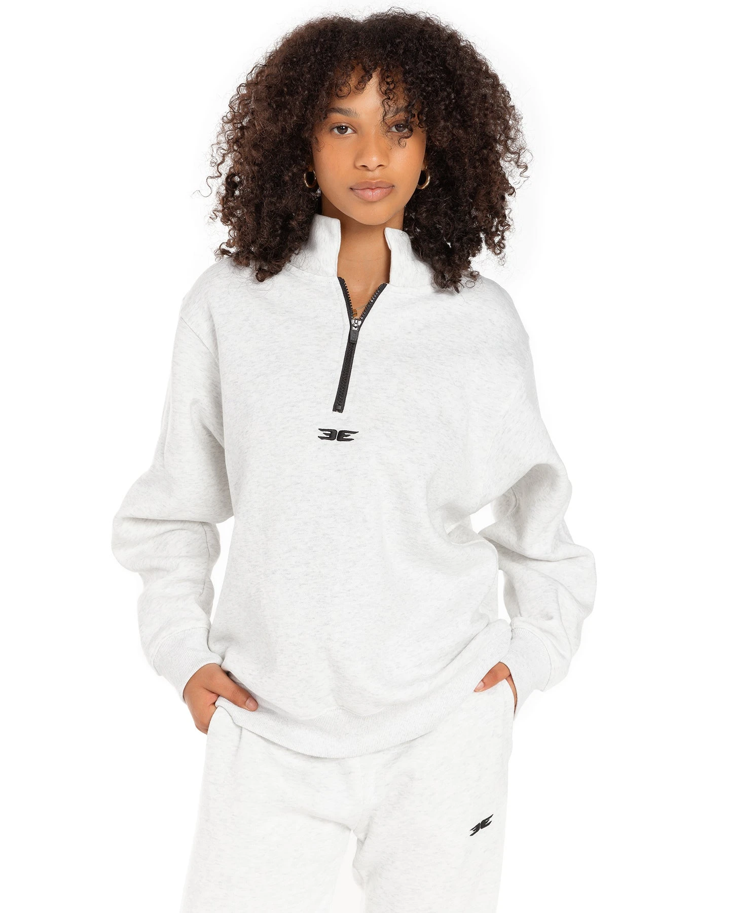 Elite Eleven Classic 1/4 Zip - Polar Grey 4 Elite Eleven Classic 1/4 Zip - Polar Grey - Image 2