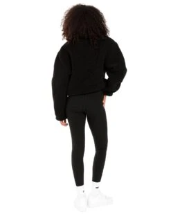 Elite Eleven Registered Teddy Cropped Jacket - Black -Elite Eleven EEAUG2335650
