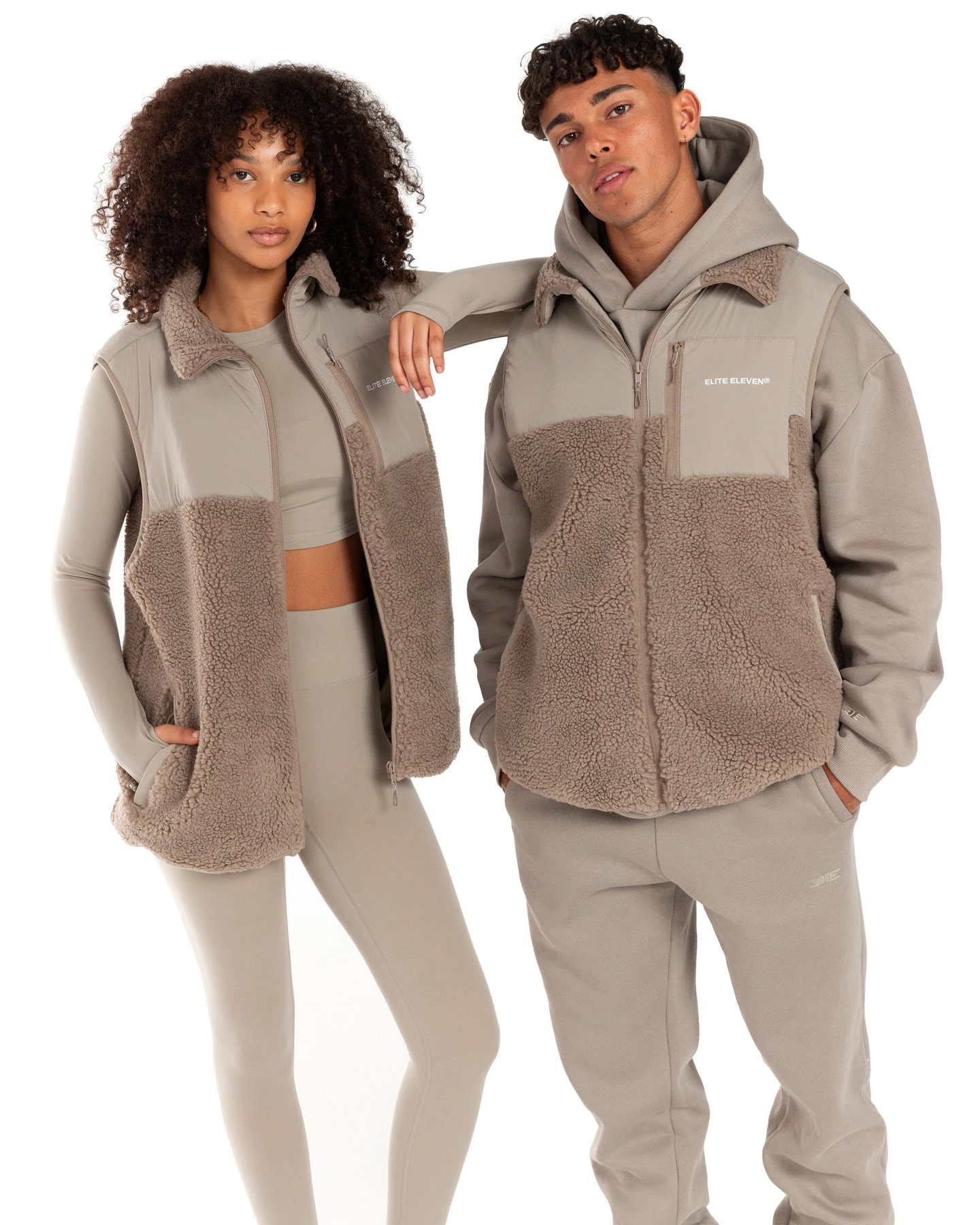 Elite Eleven Registered Teddy Vest - Vintage Khaki 3 Elite Eleven Registered Teddy Vest - Vintage Khaki