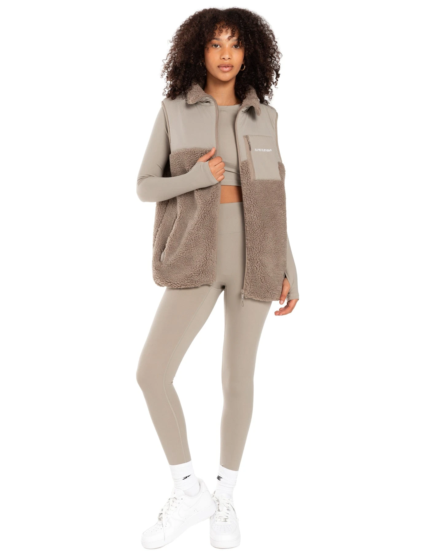 Elite Eleven Registered Teddy Vest - Vintage Khaki 6 Elite Eleven Registered Teddy Vest - Vintage Khaki - Image 4