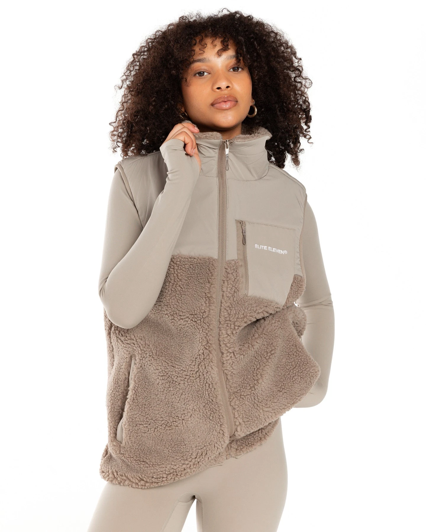 Elite Eleven Registered Teddy Vest - Vintage Khaki 15 Elite Eleven Registered Teddy Vest - Vintage Khaki - Image 13