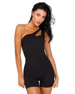 Elite Eleven Asymmetric Unitard - Black -Elite Eleven EEFC 73