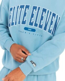 Elite Eleven Track & Field Crewneck - Blue -Elite Eleven EEOCT38468