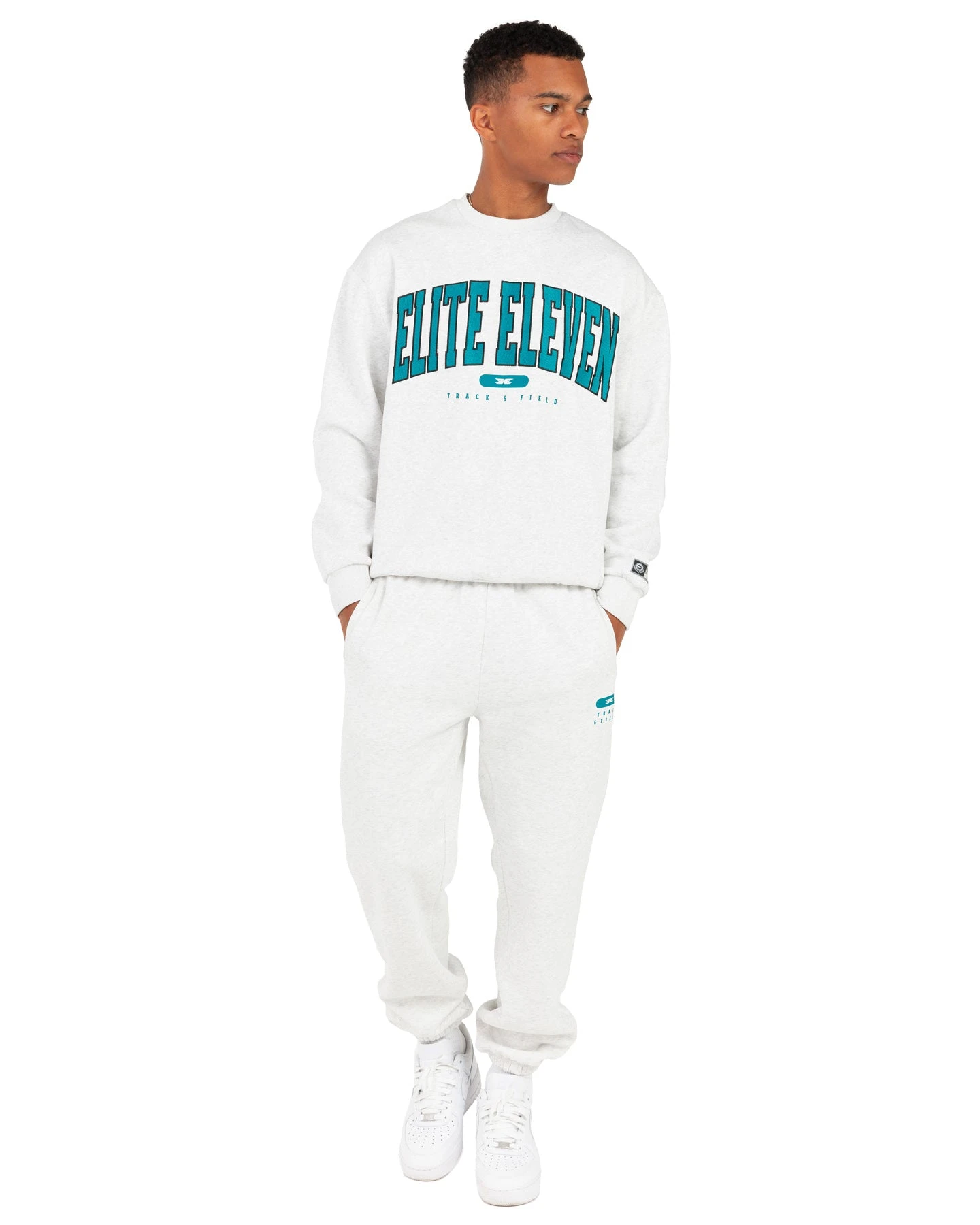 Elite Eleven Track & Field Crewneck - Polar Grey 7 Elite Eleven Track & Field Crewneck - Polar Grey - Image 5