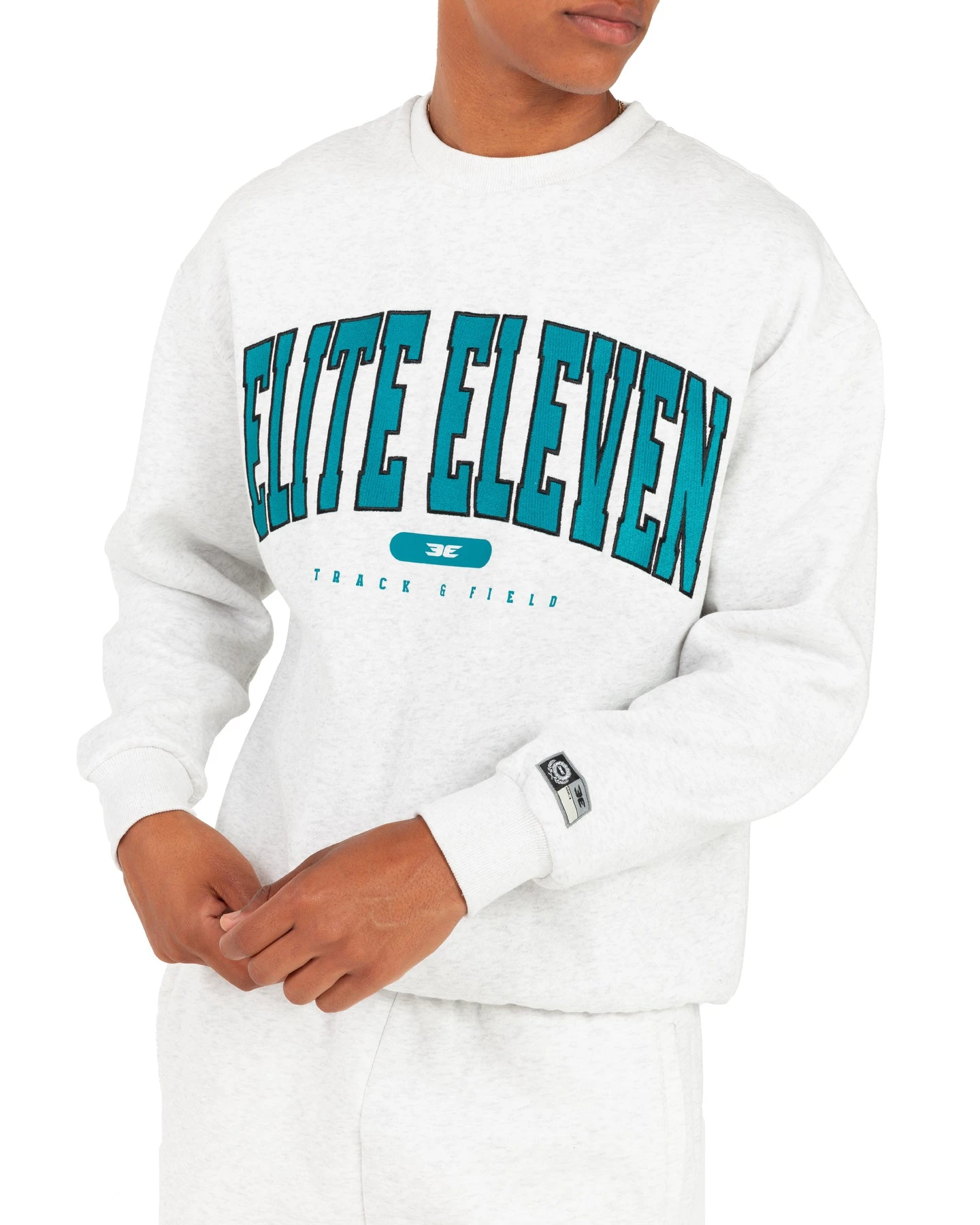 Elite Eleven Track & Field Crewneck - Polar Grey 8 Elite Eleven Track & Field Crewneck - Polar Grey - Image 6