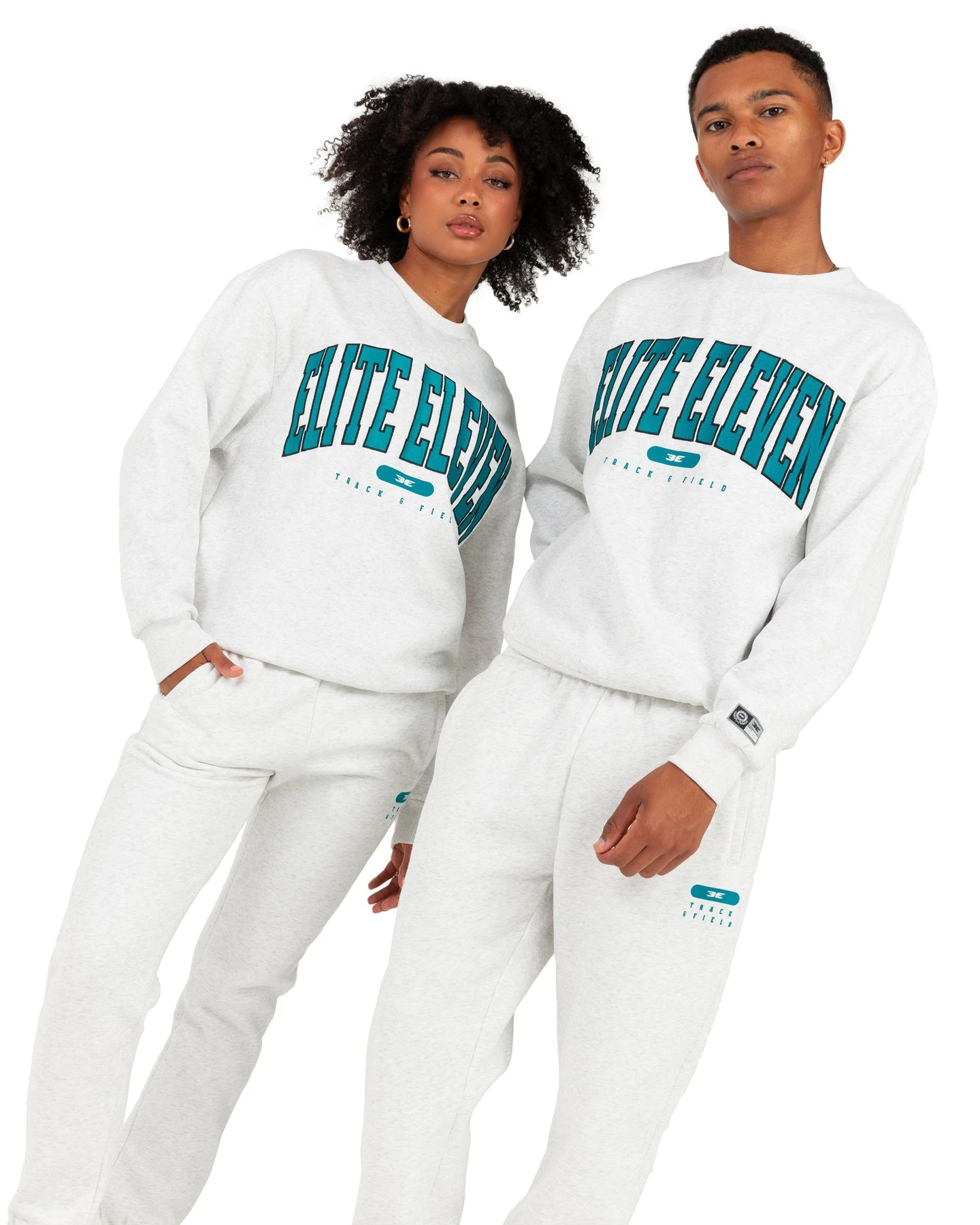 Elite Eleven Track & Field Crewneck - Polar Grey 3 Elite Eleven Track & Field Crewneck - Polar Grey