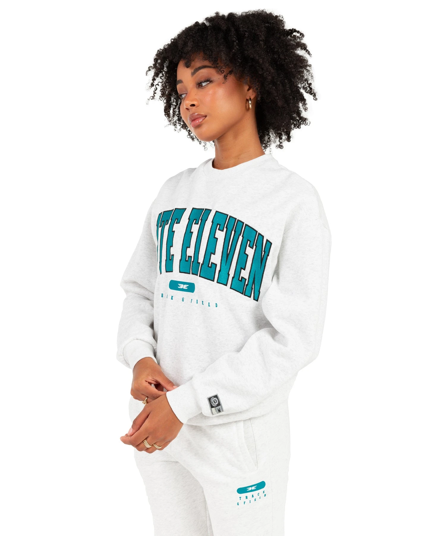 Elite Eleven Track & Field Crewneck - Polar Grey 10 Elite Eleven Track & Field Crewneck - Polar Grey - Image 8