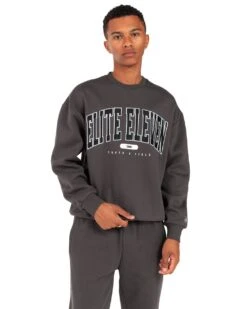 Elite Eleven Track & Field Crewneck - Slate -Elite Eleven EEOCT39714
