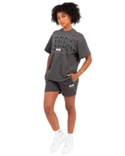 Elite Eleven Women's Track & Field Oversized Tee - Slate 9 Elite Eleven Women's Track & Field Oversized Tee - Slate -Elite Eleven EEOCT39978