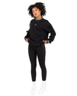 Elite Eleven Alpine Heavyweight Crewneck - Black -Elite Eleven EEOCT41683
