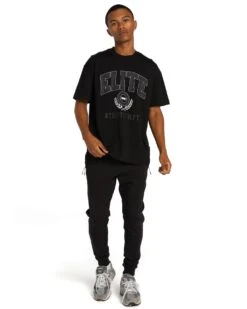 Elite Eleven Alumni Tee - Black -Elite Eleven ELITEFEB2312086