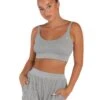 Elite Eleven Waffle Bralette - Grey -Elite Eleven ELITEFEB2313241