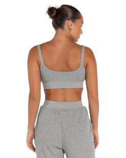 Elite Eleven Waffle Bralette - Grey -Elite Eleven ELITEFEB2313246