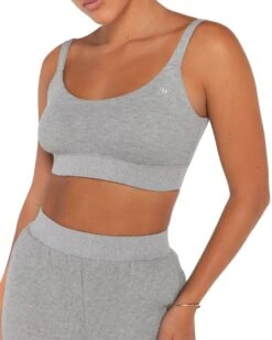 Elite Eleven Waffle Bralette - Grey -Elite Eleven ELITEFEB2313251