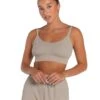Elite Eleven Waffle Bralette - Light Brown -Elite Eleven ELITEFEB2313527