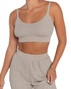 Elite Eleven Waffle Bralette - Light Brown 10 Elite Eleven Waffle Bralette - Light Brown -Elite Eleven ELITEFEB2313537