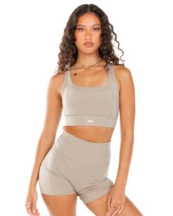 Elite Eleven Power Bra - Vintage Khaki -Elite Eleven ELITEMICROECOM22911