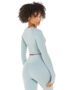 Elite Eleven Aura Crop Long Sleeve - Sea Foam 11 Elite Eleven Aura Crop Long Sleeve - Sea Foam -Elite Eleven ELITEWINTERCOLLECTIONDAY119916