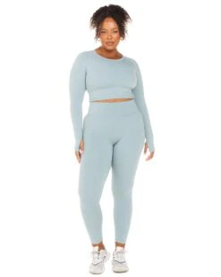 Elite Eleven Aura Crop Long Sleeve - Sea Foam 15 Elite Eleven Aura Crop Long Sleeve - Sea Foam -Elite Eleven ELITEWINTERCOLLECTIONDAY119940