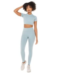 Elite Eleven Aura Crop Tee - Sea Foam -Elite Eleven ELITEWINTERCOLLECTIONDAY120035