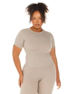 Elite Eleven Aura Tee - Vintage Khaki -Elite Eleven ELITEWINTERCOLLECTIONDAY120381