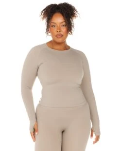 Elite Eleven Aura Long Sleeve - Vintage Khaki -Elite Eleven ELITEWINTERCOLLECTIONDAY120535