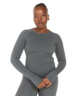 Elite Eleven Aura Long Sleeve - Cloud Grey -Elite Eleven ELITEWINTERCOLLECTIONDAY121265