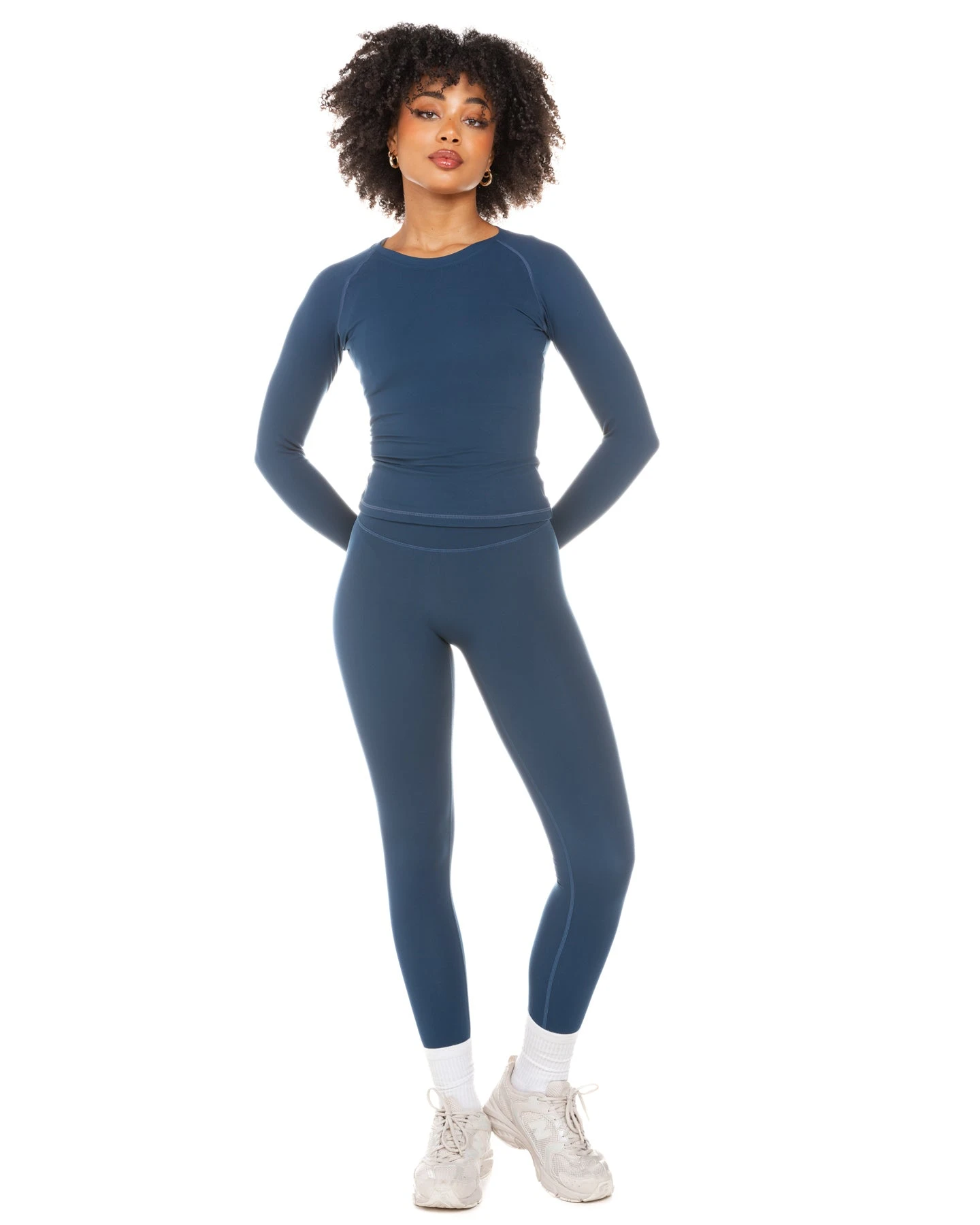 Elite Eleven Aura Long Sleeve - Navy 4 Elite Eleven Aura Long Sleeve - Navy - Image 2