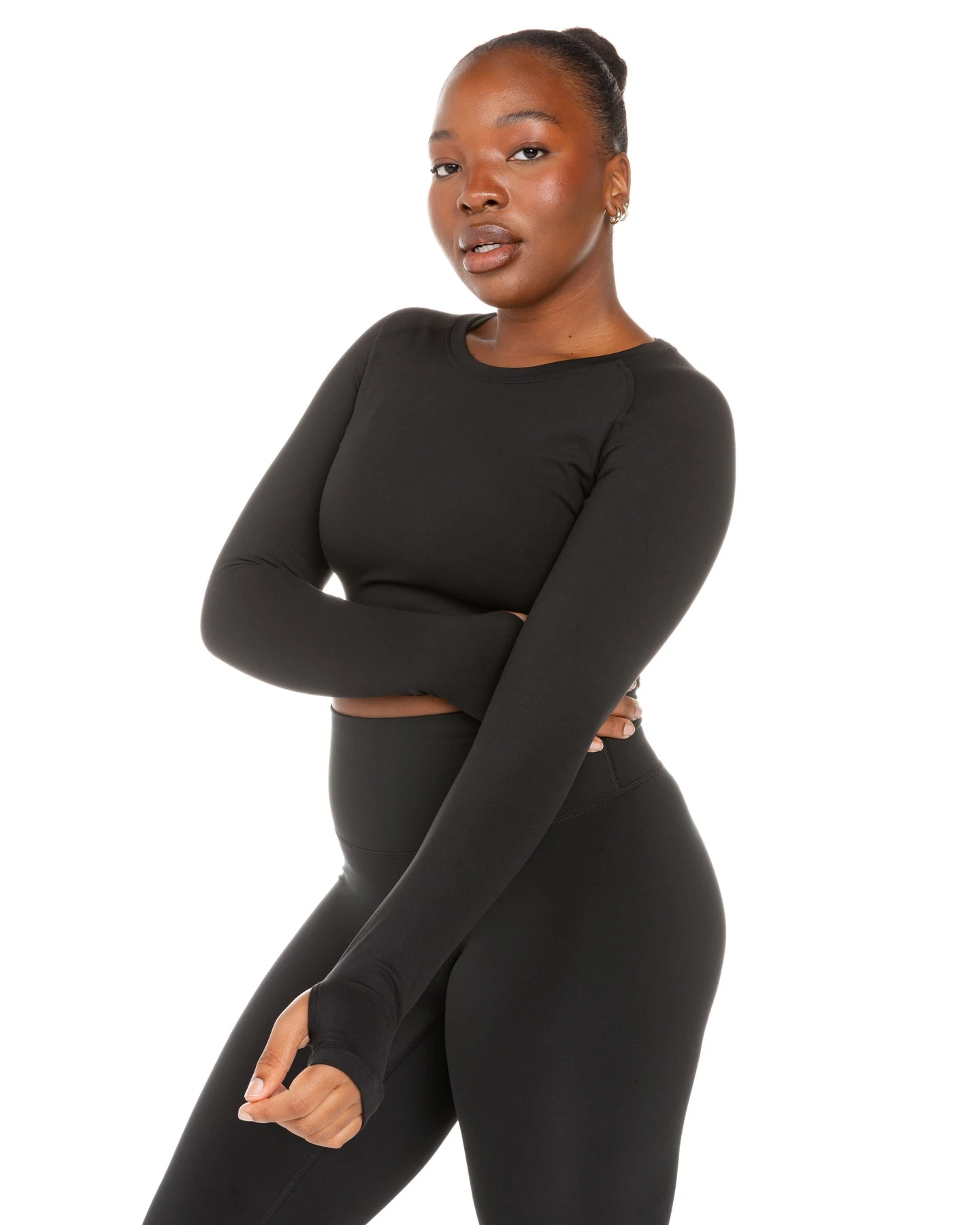 Elite Eleven Aura Crop Long Sleeve - Black 6 Elite Eleven Aura Crop Long Sleeve - Black - Image 4