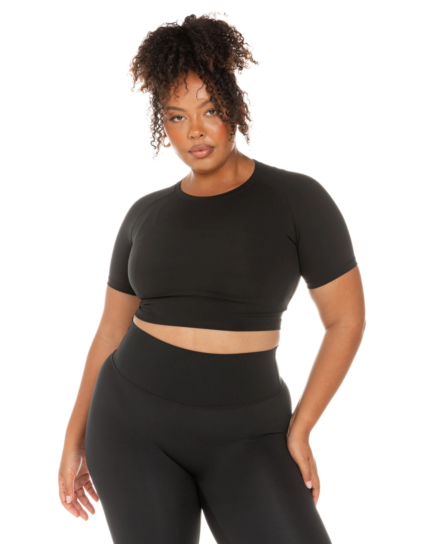 Elite Eleven Aura Crop Tee - Black 8 Elite Eleven Aura Crop Tee - Black - Image 6
