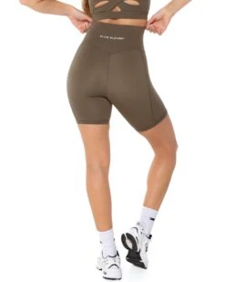 Elite Eleven Curve Shorts - Dusty Khaki -Elite Eleven EliteOctEcom0875