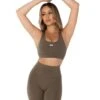 Elite Eleven Impulse Bra - Dusty Khaki 1 Elite Eleven Impulse Bra - Dusty Khaki -Elite Eleven EliteOctEcom0897