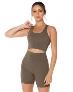 Elite Eleven Aura Bra - Dusty Khaki