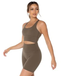 Elite Eleven Aura Bra - Dusty Khaki -Elite Eleven EliteOctEcom1789