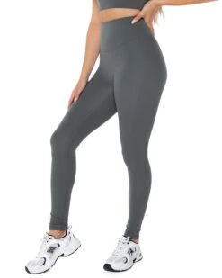 Elite Eleven Aura Scrunch Leggings - Cloud Grey -Elite Eleven EliteOctEcom3289
