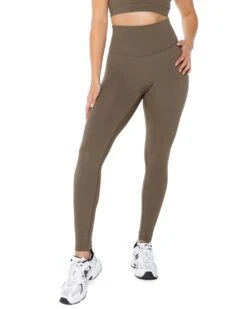 Elite Eleven Aura Scrunch Leggings - Dusty Khaki -Elite Eleven EliteOctEcom3429