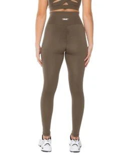 Elite Eleven Aura Scrunch Leggings - Dusty Khaki -Elite Eleven EliteOctEcom3441