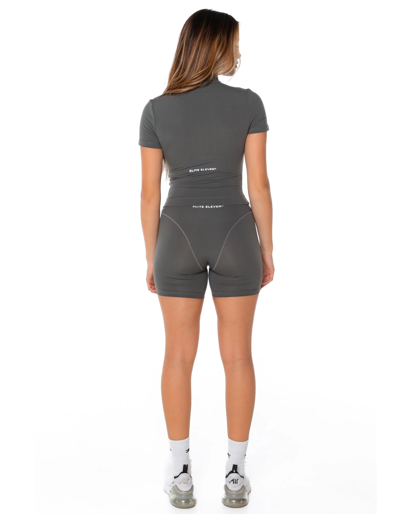 Elite Eleven French Cut Shorts - Grey 5 Elite Eleven French Cut Shorts - Grey - Image 3