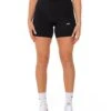 Elite Eleven French Cut Shorts - Black/Black -Elite Eleven EliteOctEcom4826