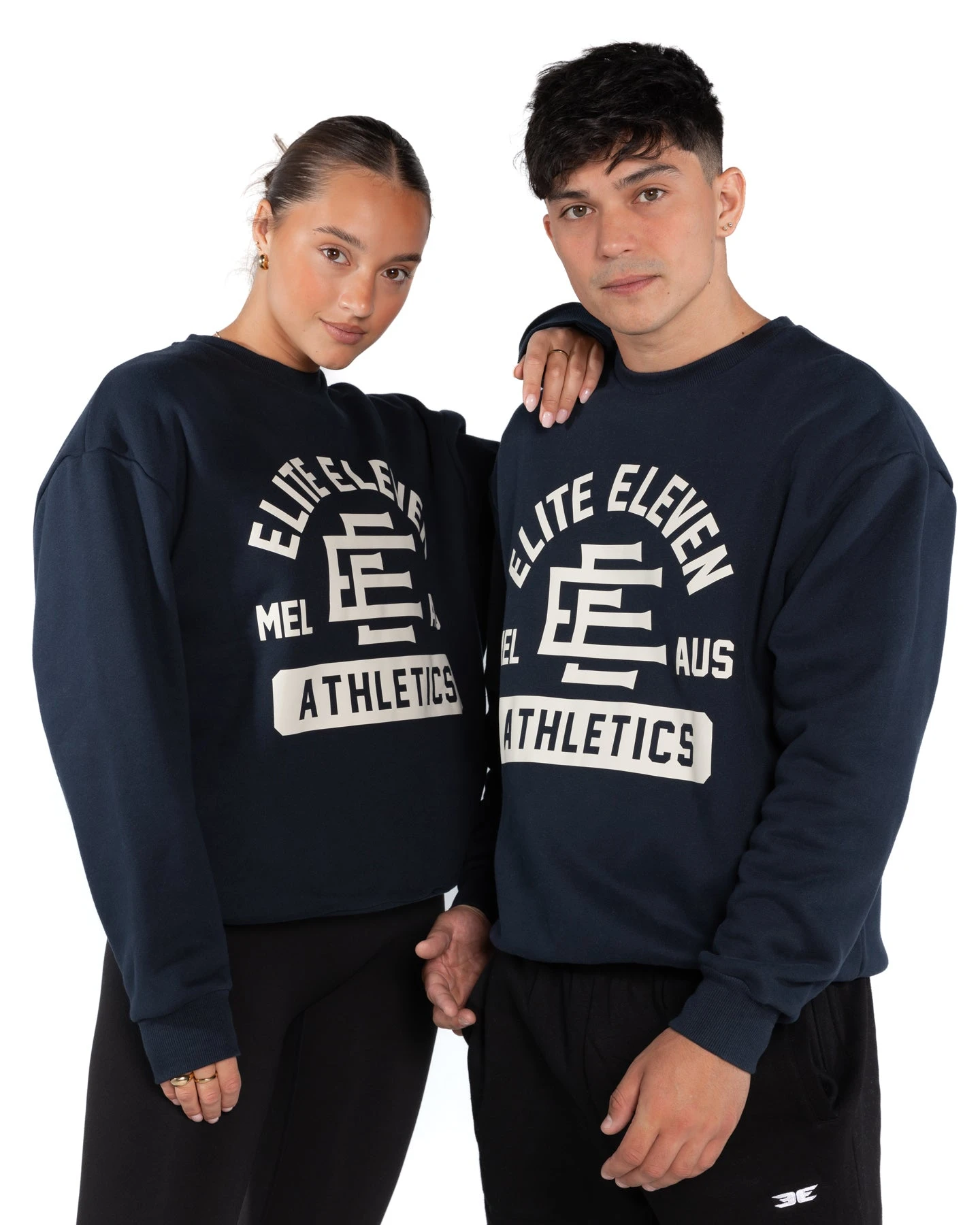 Elite Eleven Athletics Team Crewneck - Navy 3 Elite Eleven Athletics Team Crewneck - Navy