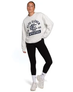 Elite Eleven Athletics Team Crewneck - Polar Grey -Elite Eleven Elitewinterecom114910