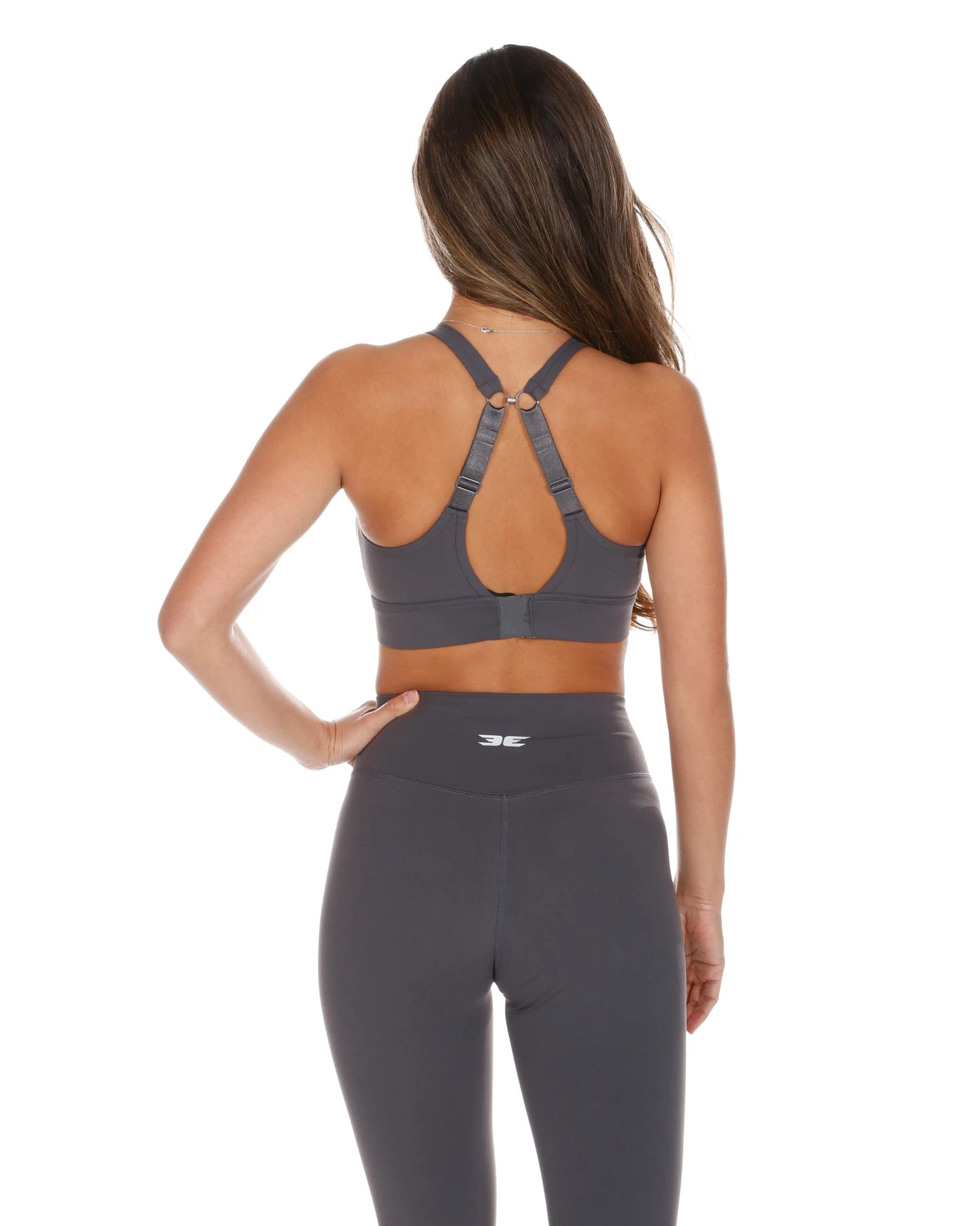 Elite Eleven Impact Sports Bra - Slate Grey 4 Elite Eleven Impact Sports Bra - Slate Grey - Image 2