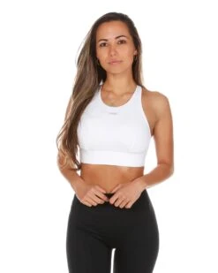 Elite Eleven Impact Sports Bra - White