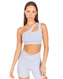 Elite Eleven Asymmetric Bra - Blue Blizzard